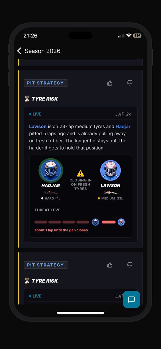 New Grid Copilot app UI, Stay-Out Risk alert