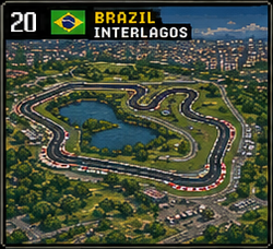 Interlagos circuit map