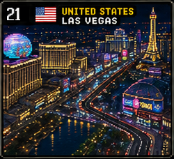 Las Vegas circuit map